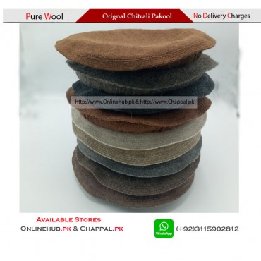 wool chitrali caps