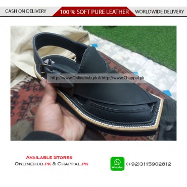 KAPTAAN CHAPPAL WHITE COLOR PURE LEATHER
