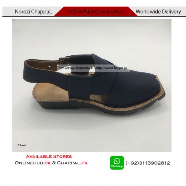 NOROZI CHAPPAL DESIGN AVAILABLE IN PURE BLUE COLOR T SHAPE 