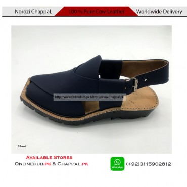 NOROZI CHAPPAL DESIGN AVAILABLE IN PURE BLUE COLOR T SHAPE 