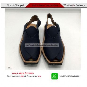 NOROZI CHAPPAL DESIGN AVAILABLE IN PURE BLUE COLOR T SHAPE 