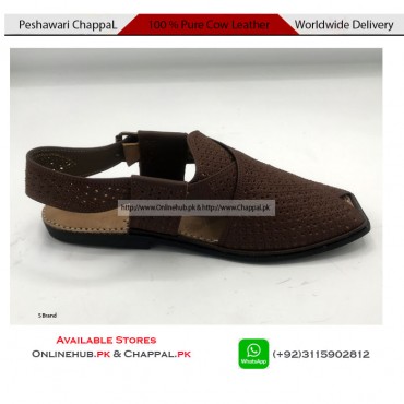 BLACK PESHAWARI SANDALS ONLINE IN DOUBLE SOLE 