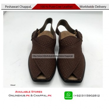 BLACK PESHAWARI SANDALS ONLINE IN DOUBLE SOLE 