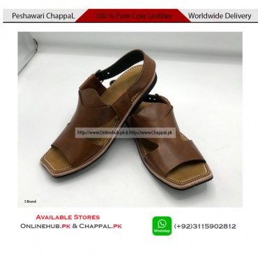 PESHAWARI CHAPPAL IN CAMEL COLOR IN PURE COW LEATHER 