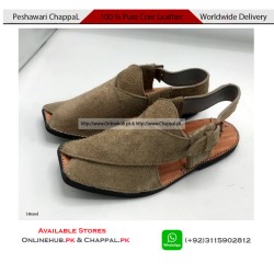Classic Leather Peshawari Chappal Sandal in Tan - PS055