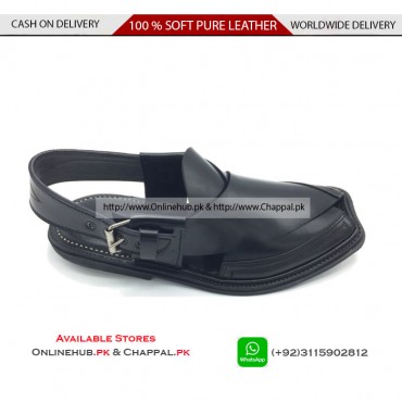 SIMPLE PESHAWARI CHAPPAL KHERI PURE SOFT LEATHER 