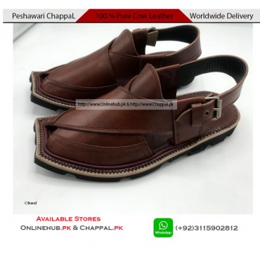 PESHAWARI CHAPPAL AVAILABLE IN DOUBLE SOLE PURE COW LEATHER