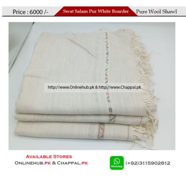 WHITE PASHMINA SHAWLS SOFT WOOL AVAILABLE