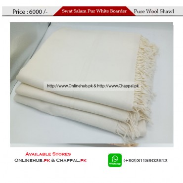 WHITE PASHMINA SHAWLS SOFT WOOL AVAILABLE