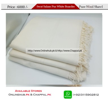 WHITE PASHMINA SHAWLS SOFT WOOL AVAILABLE
