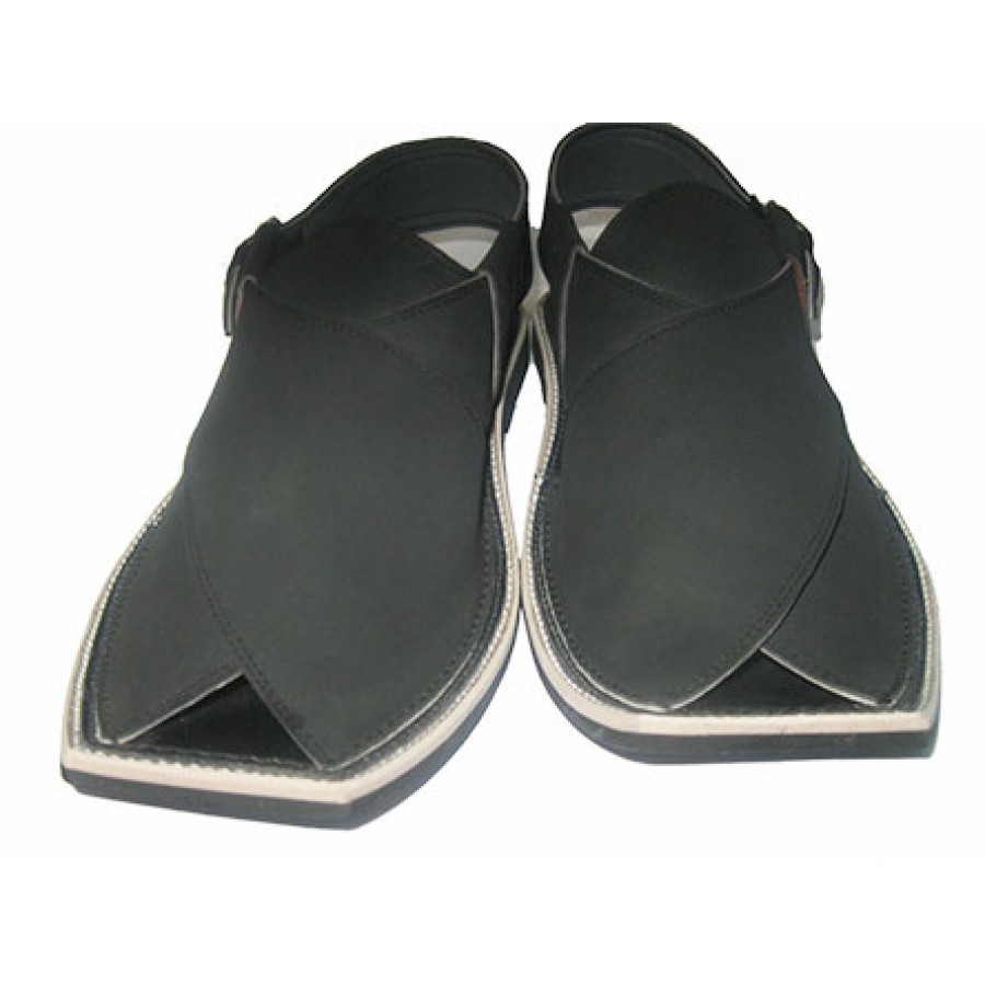 Charsadda Chappal Upper Touch Black Color, Low Price & New Designs